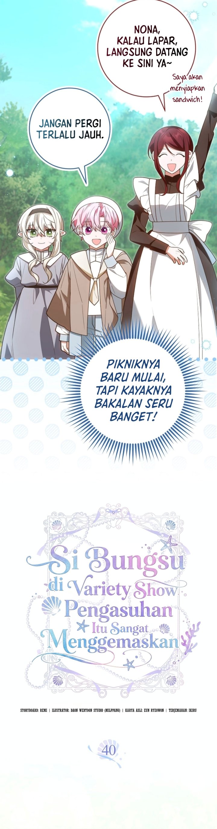 Baca The Youngest Member Filming a Parenting Show is Adorable Chapter 40 Bahasa Indonesia page 14