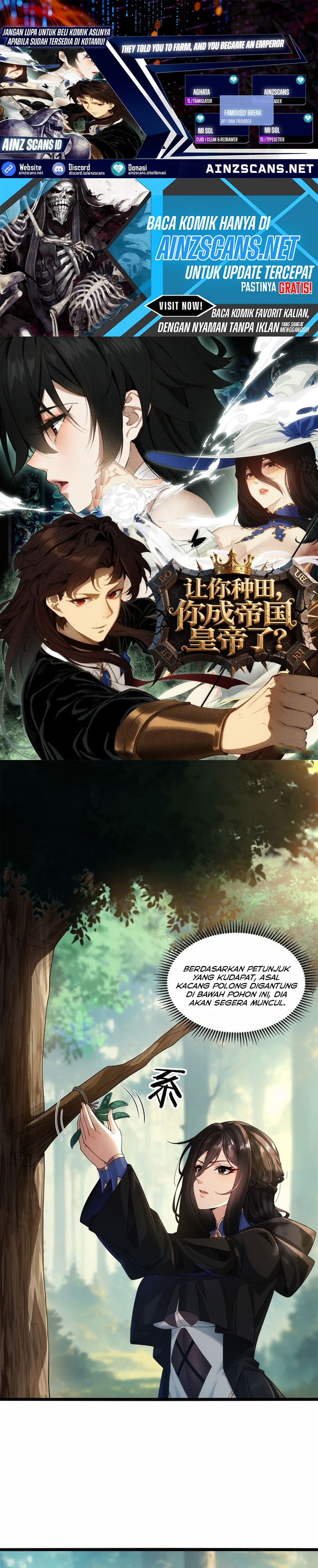 They Told You to Farm, and You Became an Emperor? Chapter 8 - Page 1