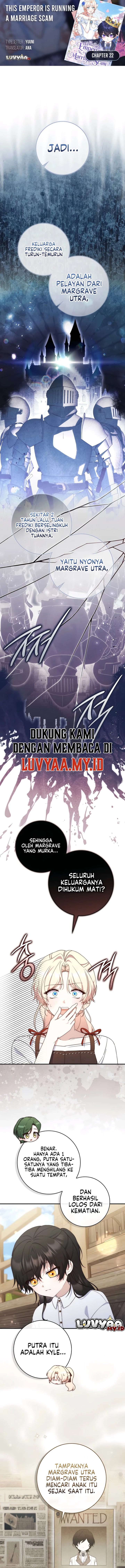 Baca This Emperor Runs a Marriage Scam - Chapter 22 halaman 1