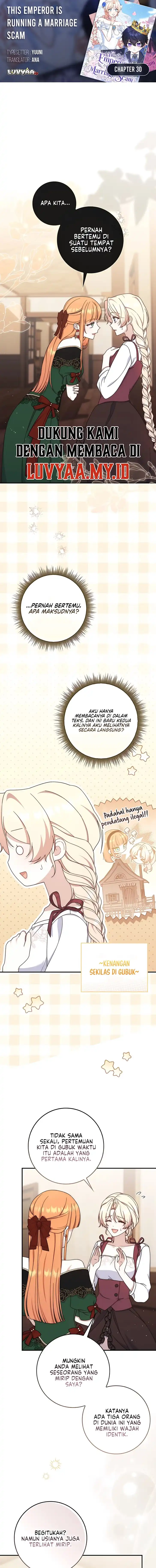 This Emperor Runs a Marriage Scam Chapter 30 - Page 1