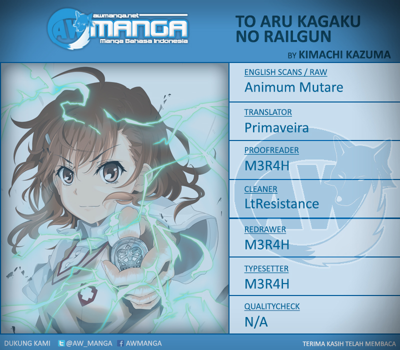 Baca To Aru Kagaku no Railgun - Chapter 58 halaman 1