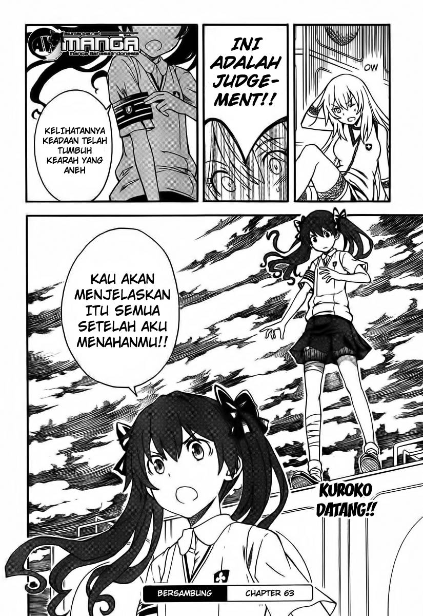 Baca To Aru Kagaku no Railgun - Chapter 62 halaman 24