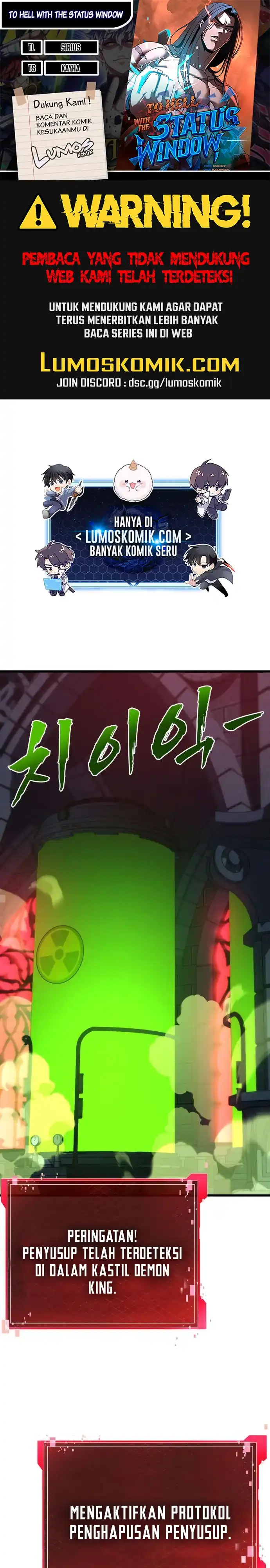 Baca To Hell With the Status Window - Chapter 16 halaman 1