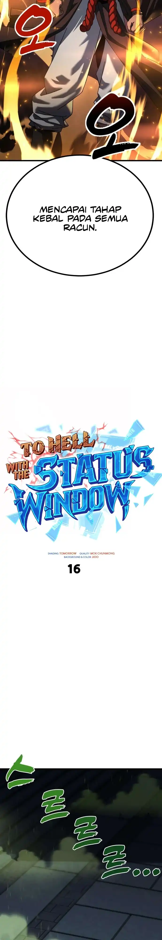 Baca To Hell With the Status Window - Chapter 16 halaman 17