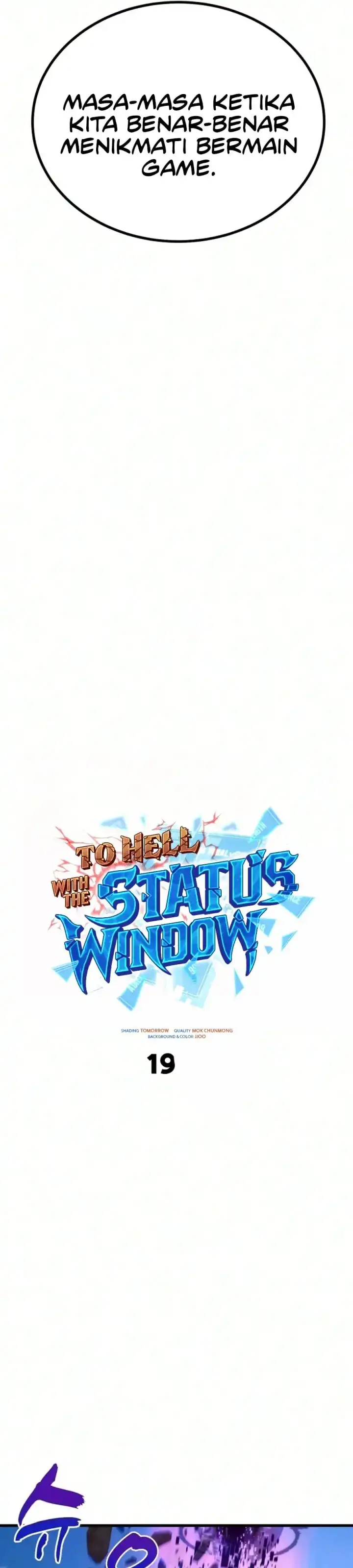 Baca To Hell With the Status Window - Chapter 19 halaman 38