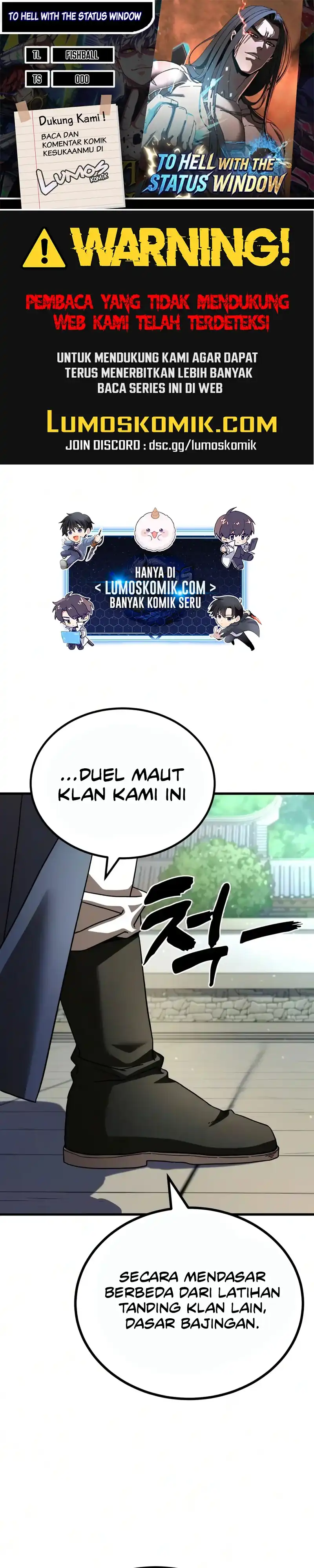 Baca To Hell With the Status Window - Chapter 23 halaman 1