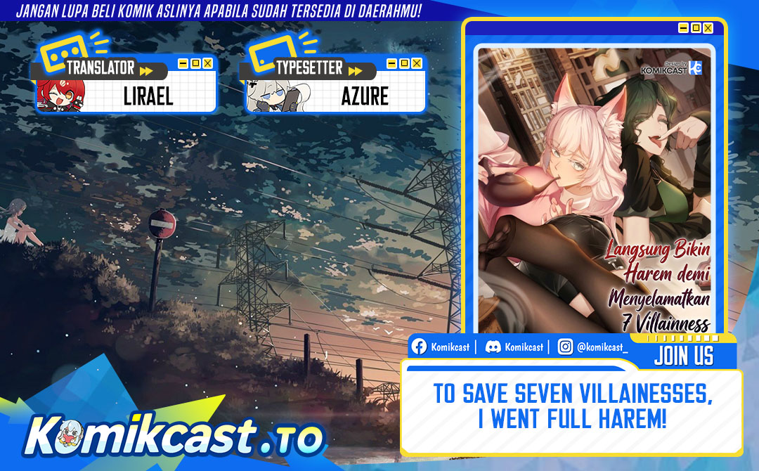 Baca To Save Seven Villainesses, I Went Full Harem! - Chapter 60 halaman 1