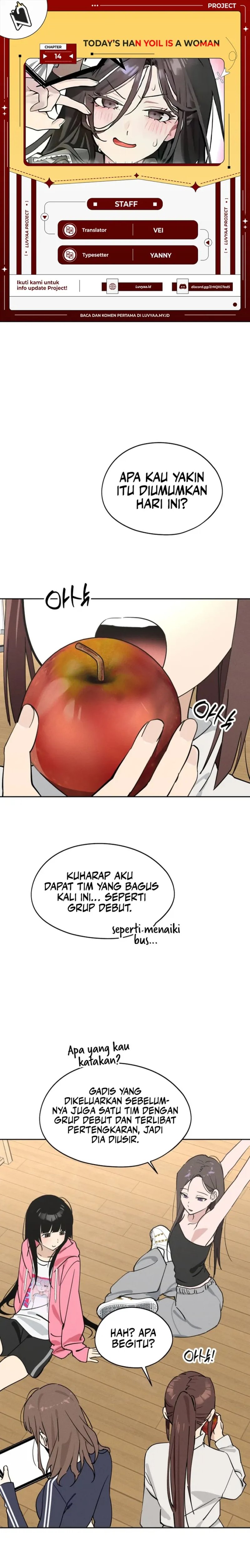 Baca Today’s Han Yoil is a Woman - Chapter 14 halaman 1