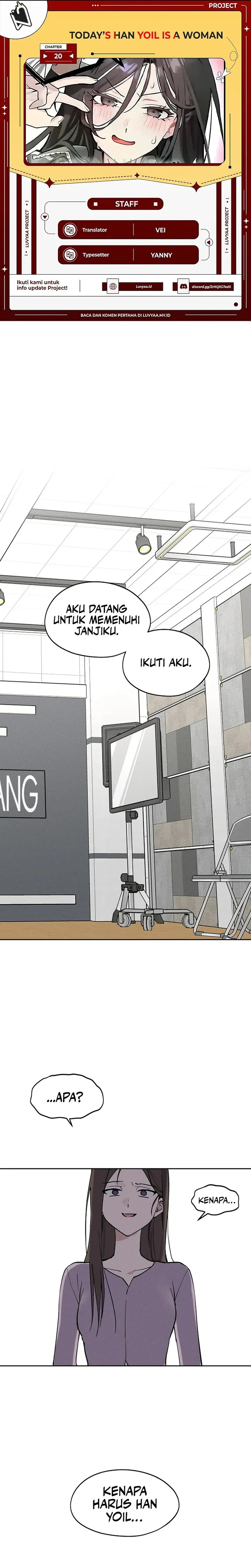 Baca Today’s Han Yoil is a Woman - Chapter 20 halaman 1