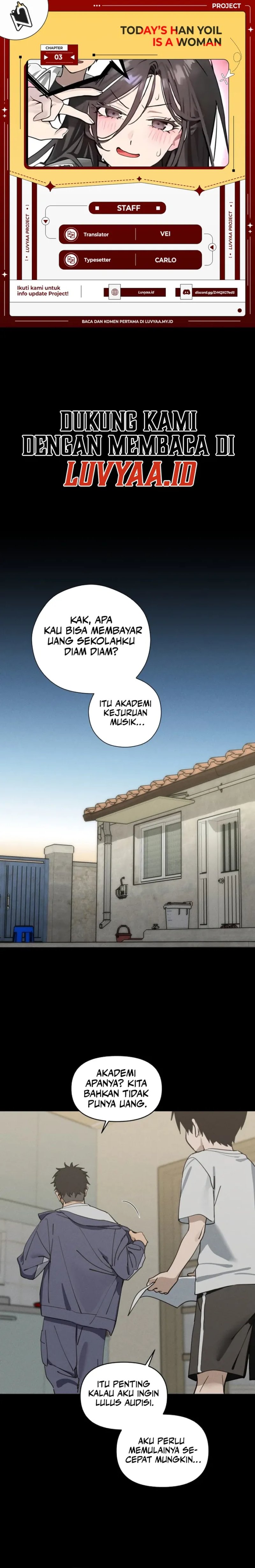 Baca Today’s Han Yoil is a Woman - Chapter 3 halaman 1