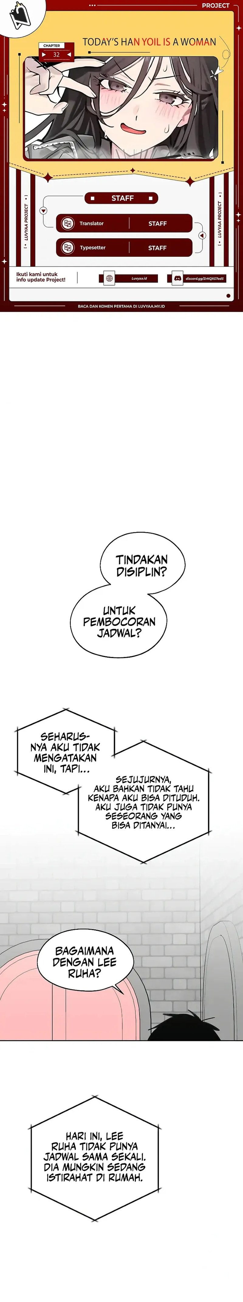 Baca Today’s Han Yoil is a Woman - Chapter 32 halaman 1