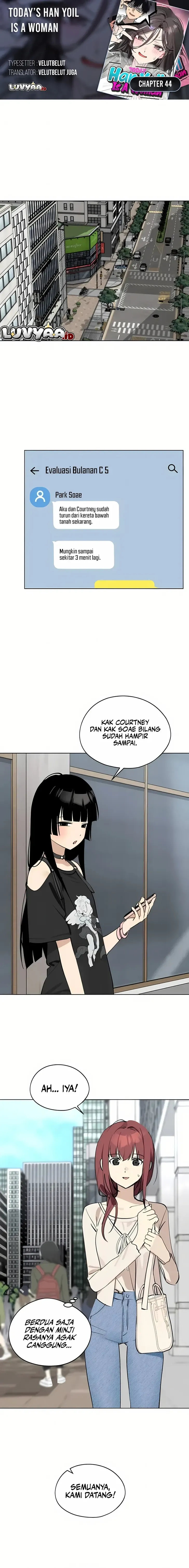 Baca Today’s Han Yoil is a Woman - Chapter 44 halaman 1