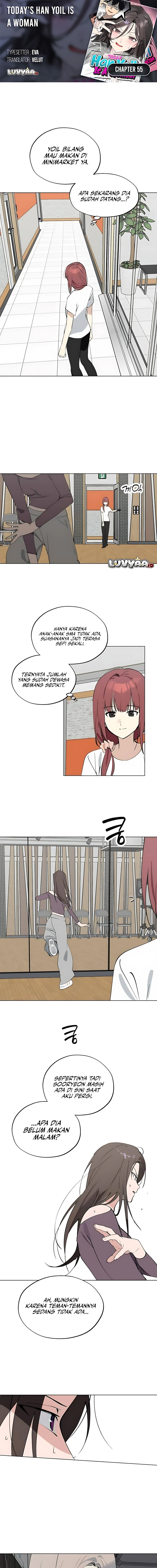 Baca Today’s Han Yoil is a Woman - Chapter 55 halaman 1