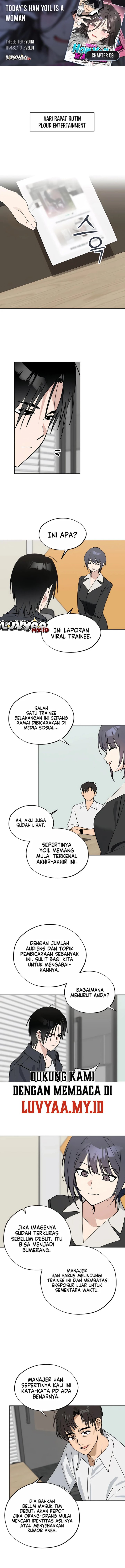 Baca Today’s Han Yoil is a Woman - Chapter 59 halaman 1