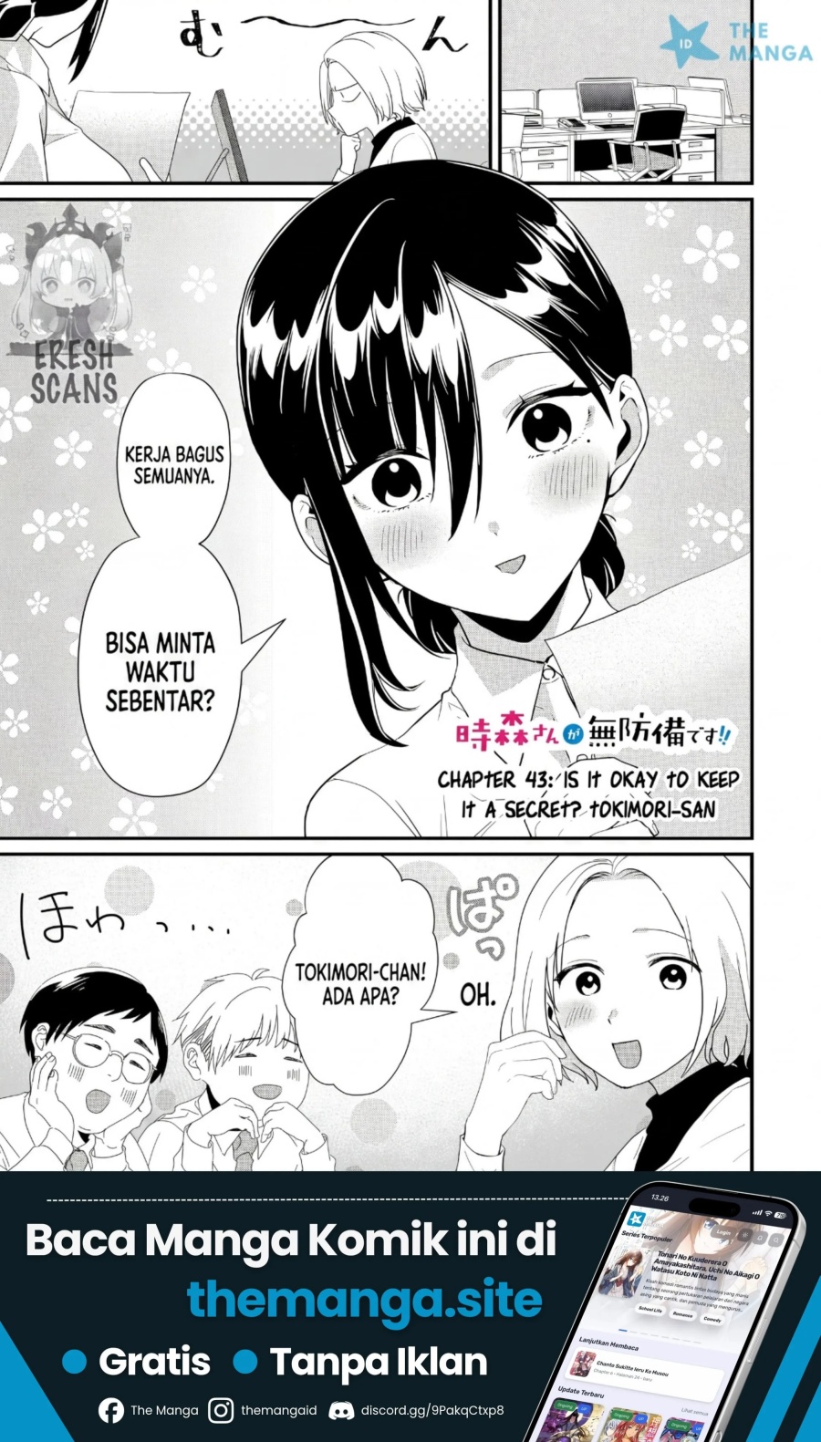Baca Tokimori-san ga Muboubi desu!! - Chapter 43 halaman 2
