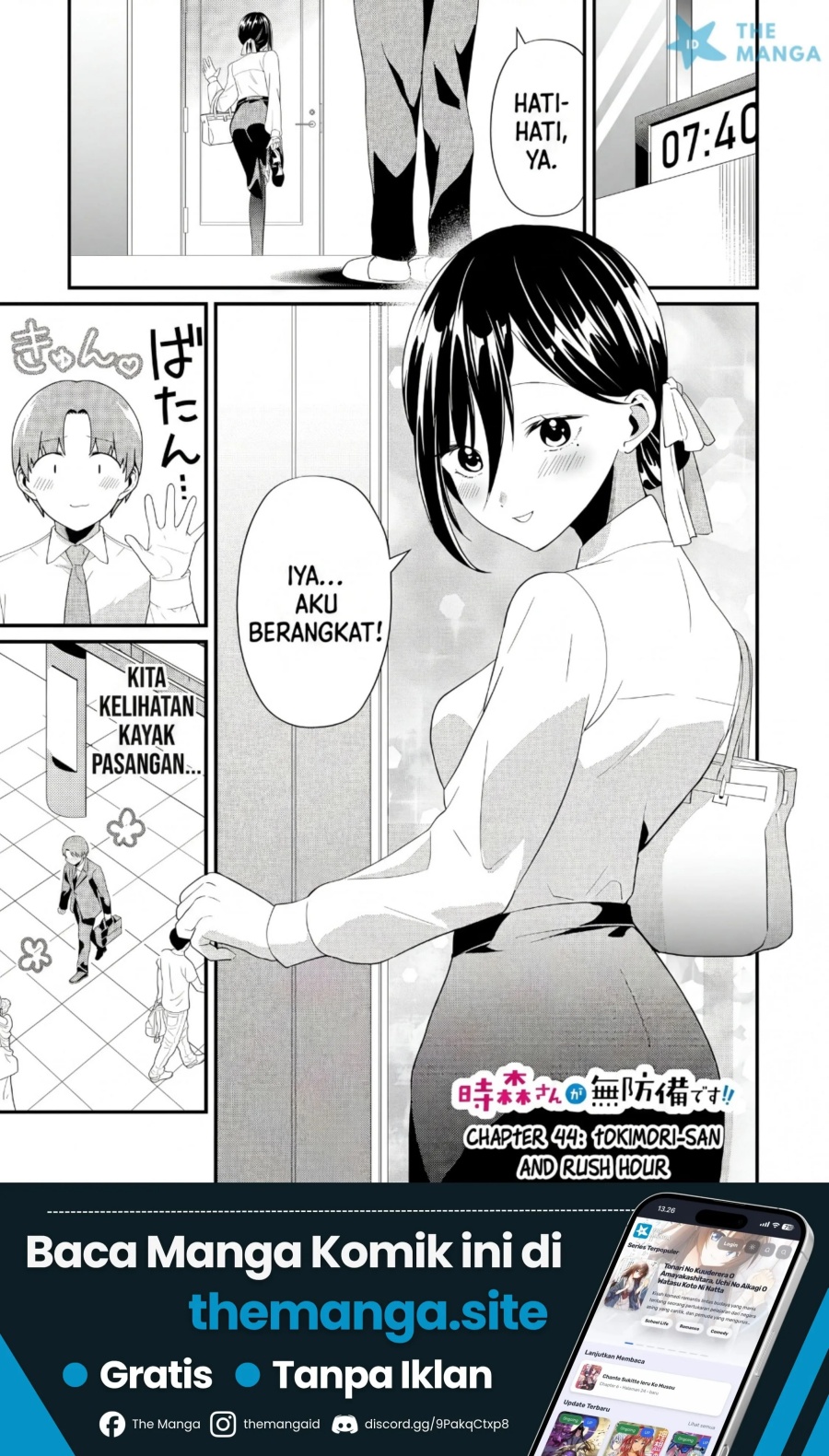 Baca Tokimori-san ga Muboubi desu!! - Chapter 44 halaman 2