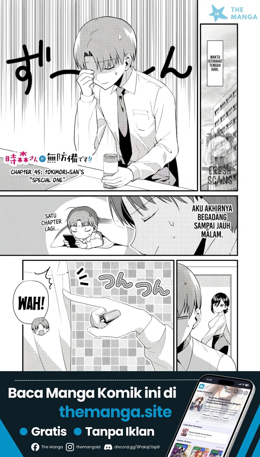 Baca Tokimori-san ga Muboubi desu!! - Chapter 45 halaman 2