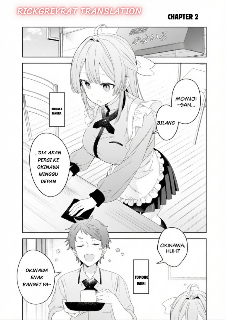 Baca Tomodachi to Koibito, Docchi ga Daiji nano? - Chapter 2 halaman 2