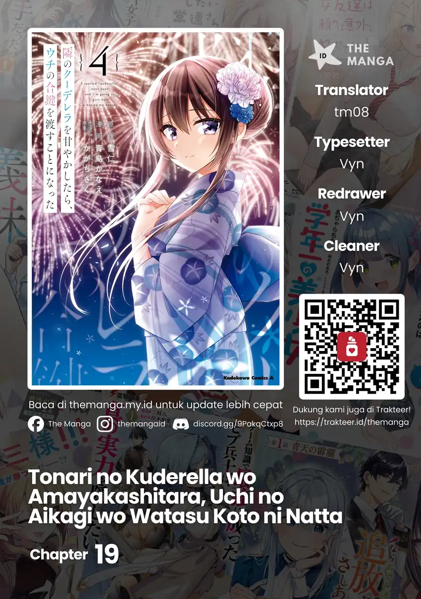 Baca Tonari No Kuuderera O Amayakashitara, Uchi No Aikagi O Watasu Koto Ni Natta - Chapter 19 halaman 1