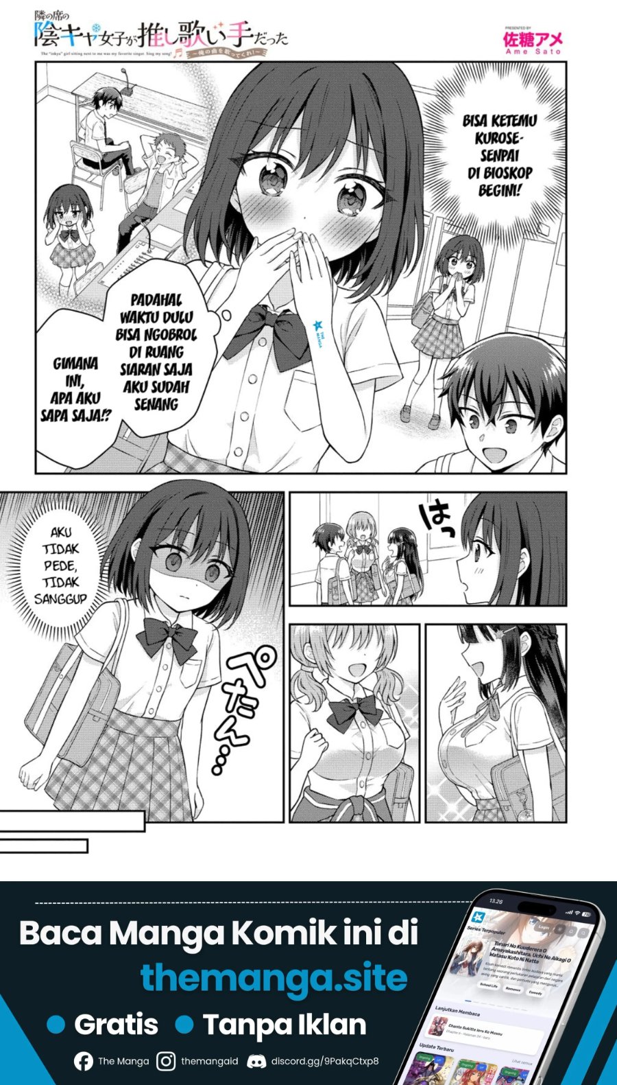 Tonari no Seki no Inkya Joshi ga Oshi Utaite Datta – Ore no Kyoku wo Uttatekure! Chapter 19 - Page 2