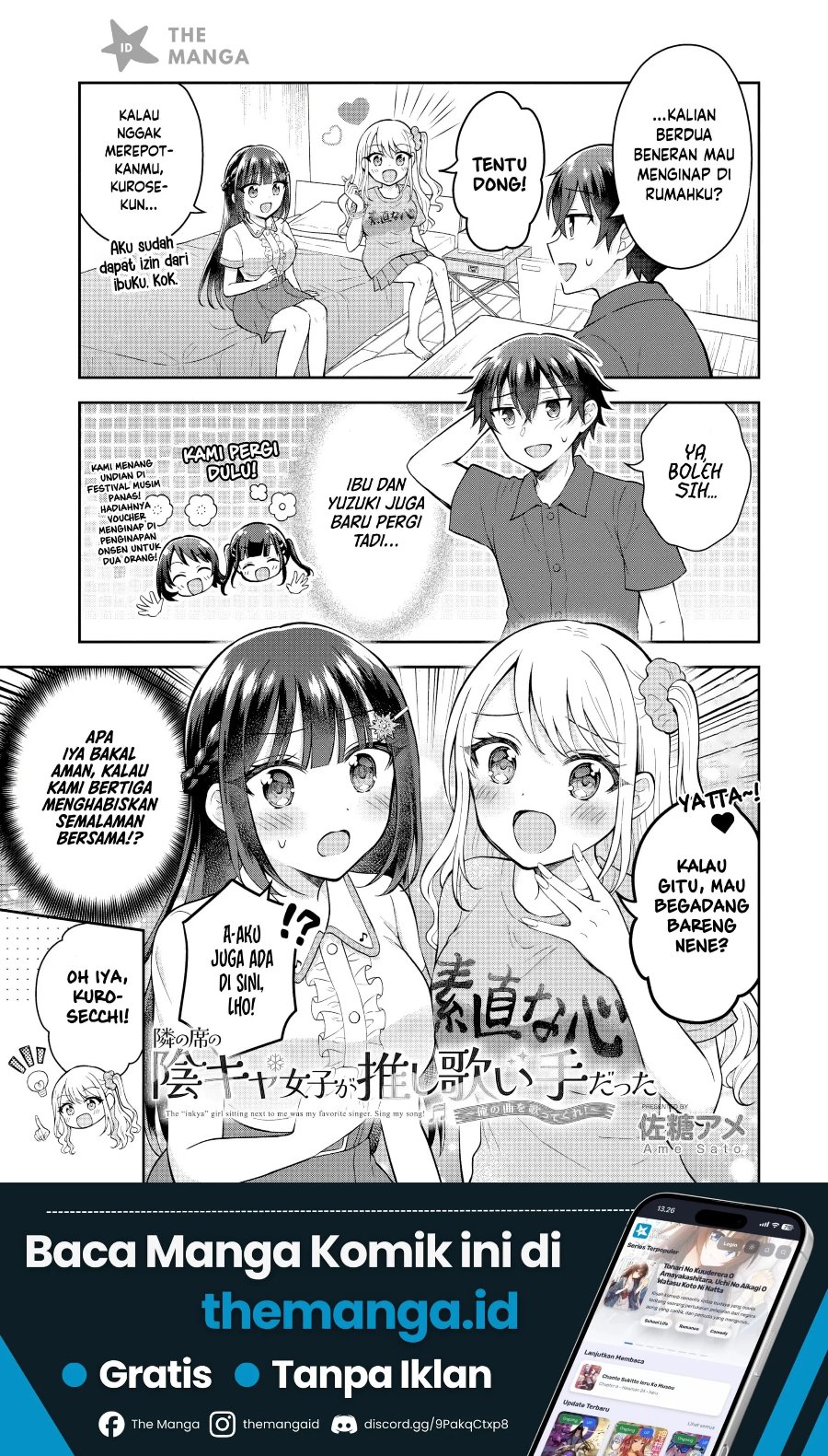 Tonari no Seki no Inkya Joshi ga Oshi Utaite Datta – Ore no Kyoku wo Uttatekure! - Chapter 23 - Page 2