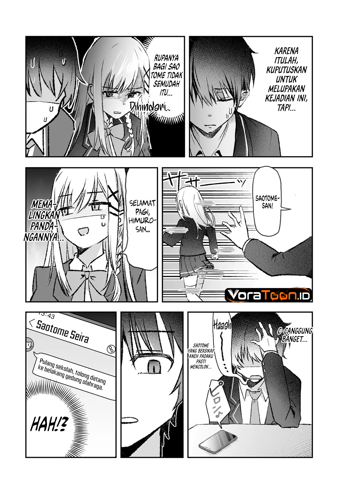Tonari no Seki no Seijo-sama wa Ore ni Kossori Skirt no Naka wo Oshiete Kureru Chapter 1 - Page 11