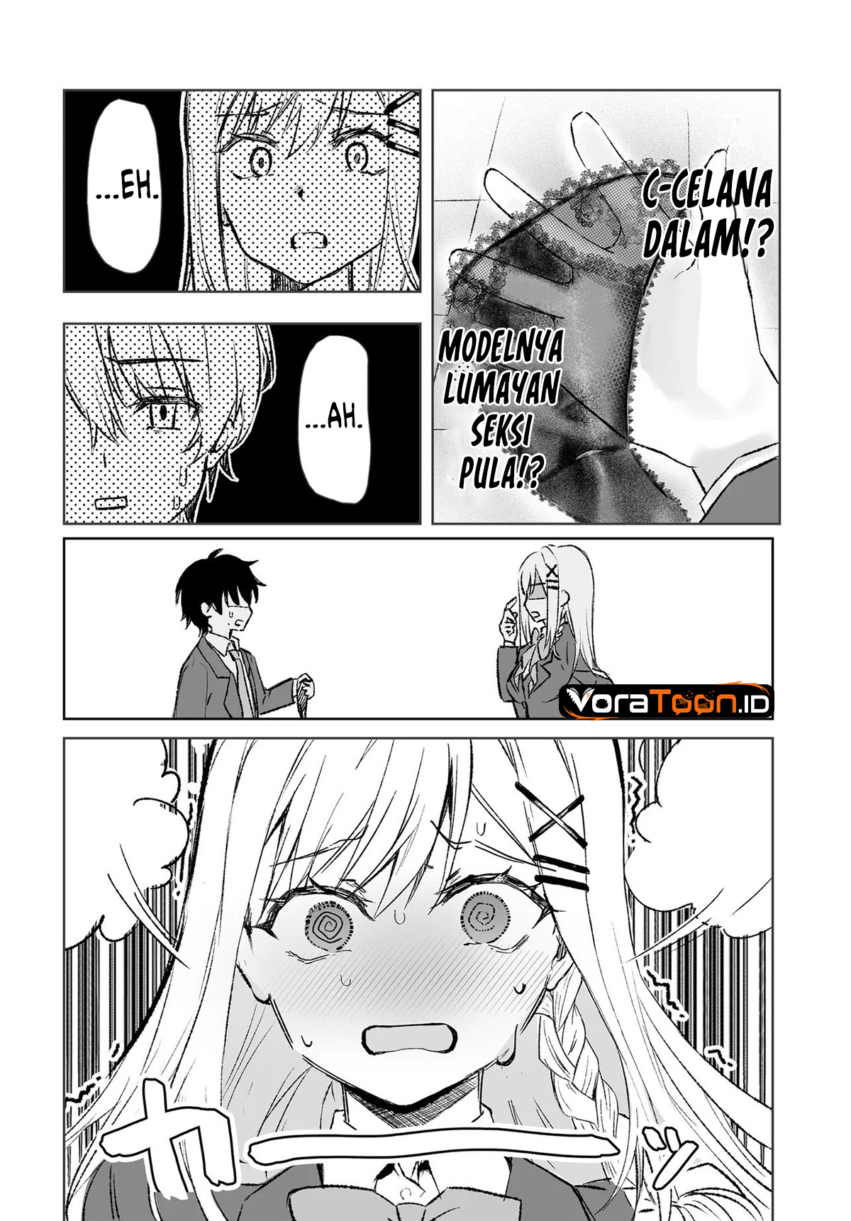 Tonari no Seki no Seijo-sama wa Ore ni Kossori Skirt no Naka wo Oshiete Kureru Chapter 1 - Page 9