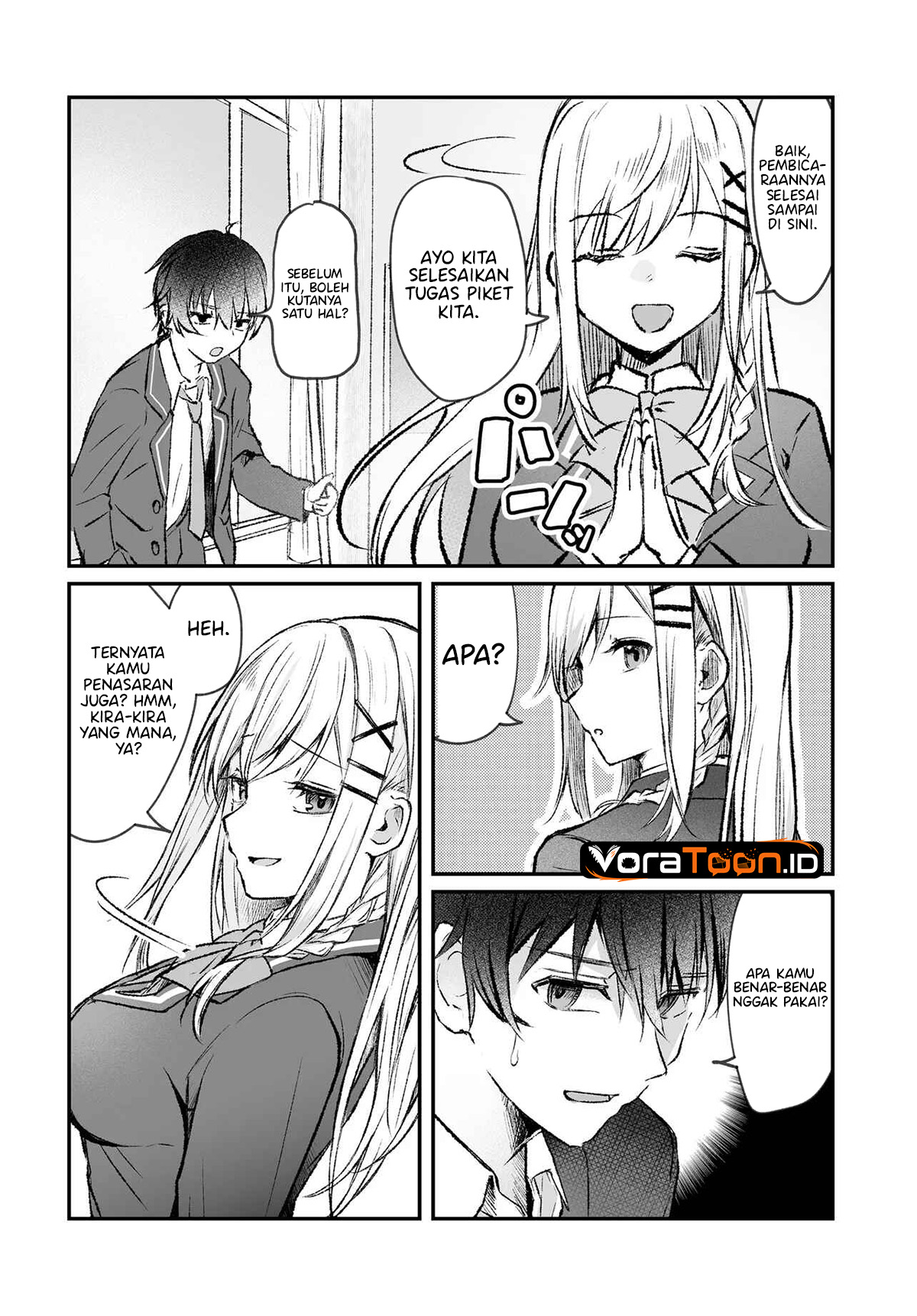 Tonari no Seki no Seijo-sama wa Ore ni Kossori Skirt no Naka wo Oshiete Kureru Chapter 2 - Page 11