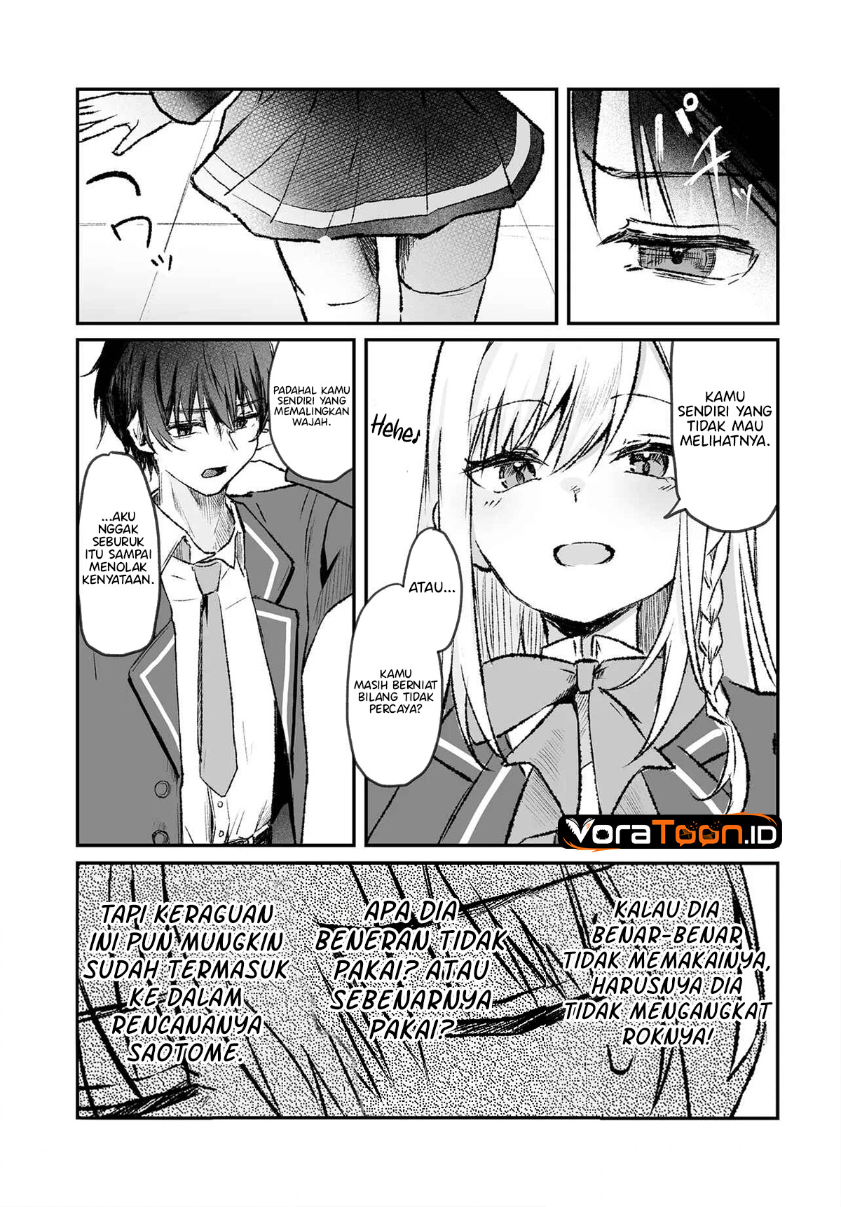 Tonari no Seki no Seijo-sama wa Ore ni Kossori Skirt no Naka wo Oshiete Kureru Chapter 2 - Page 18