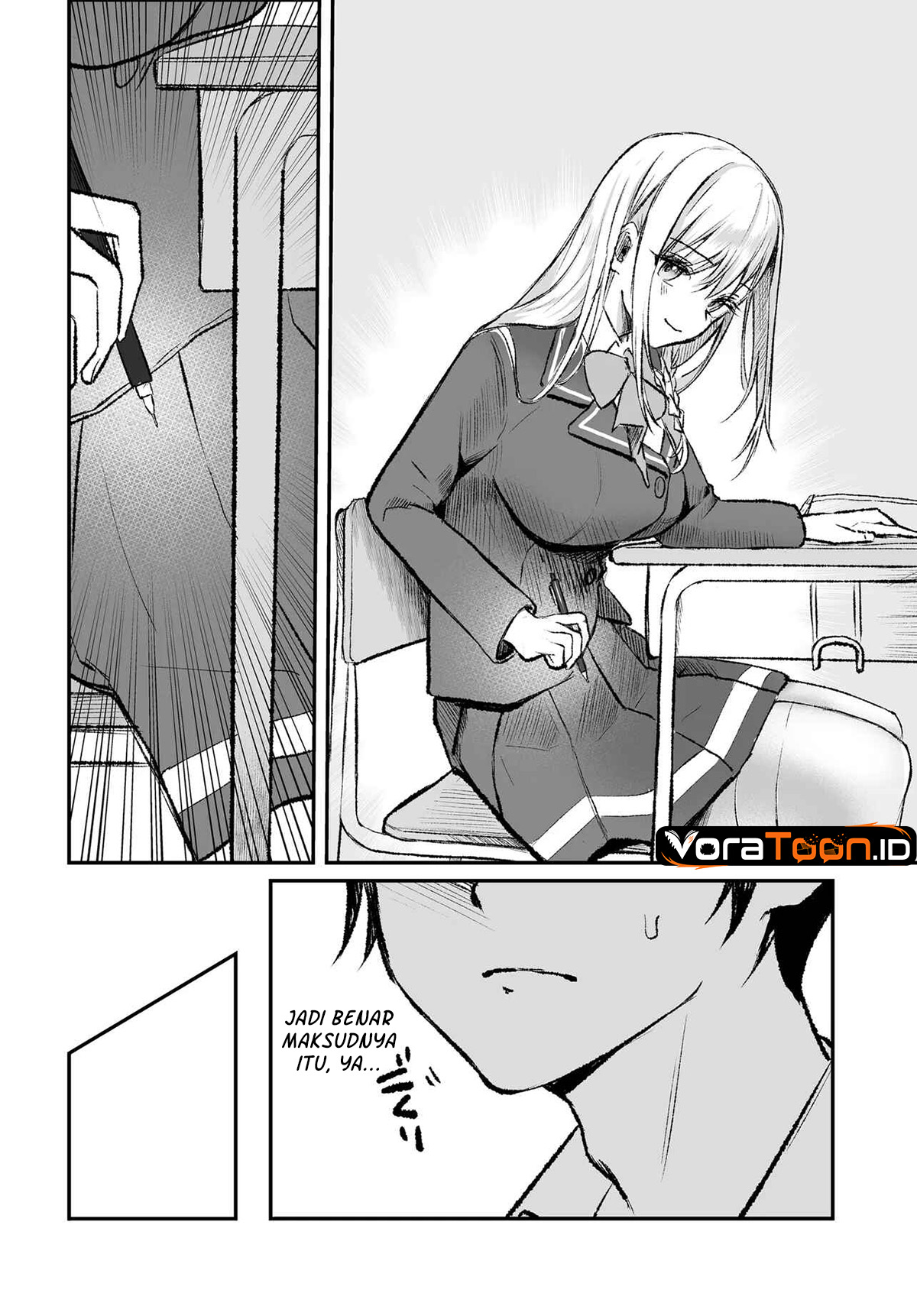 Tonari no Seki no Seijo-sama wa Ore ni Kossori Skirt no Naka wo Oshiete Kureru Chapter 2 - Page 5