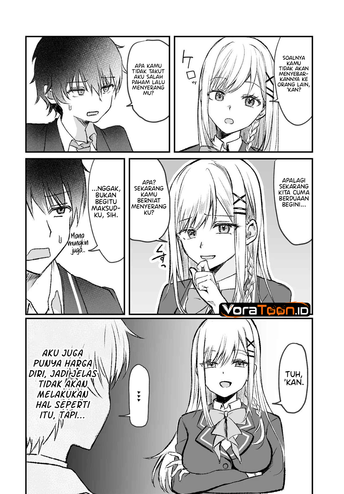 Tonari no Seki no Seijo-sama wa Ore ni Kossori Skirt no Naka wo Oshiete Kureru Chapter 2 - Page 9