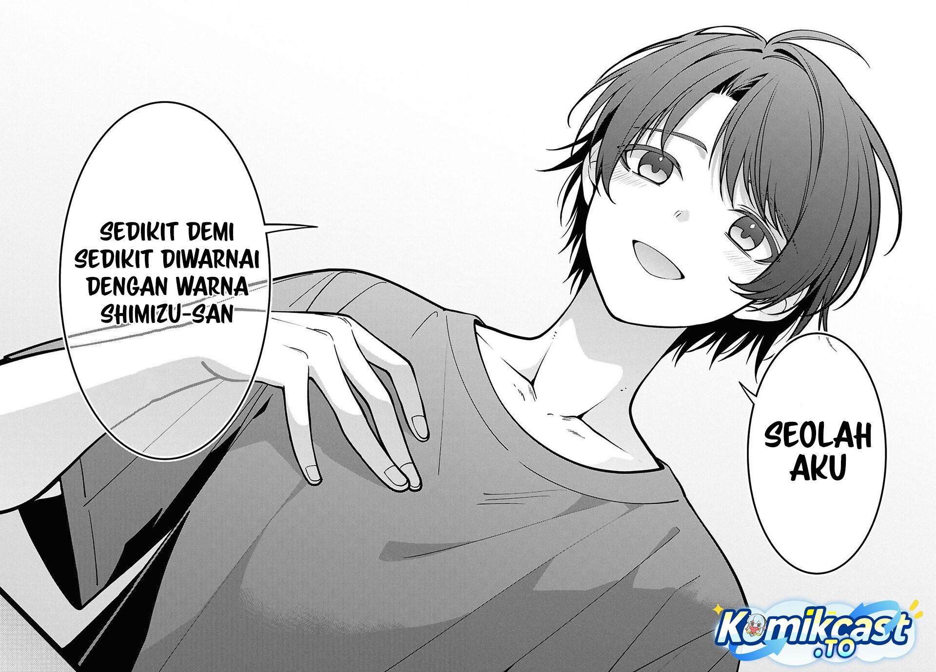 Baca Tonari no Seki no Yankee Shimizu-san ga Kami o Kuroku Sometekita - Chapter 17 halaman 31