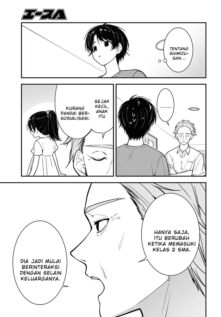 Baca Tonari no Seki no Yankee Shimizu-san ga Kami o Kuroku Sometekita - Chapter 18 halaman 13