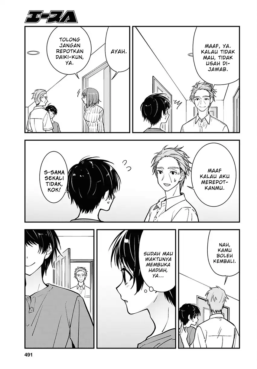 Baca Tonari no Seki no Yankee Shimizu-san ga Kami o Kuroku Sometekita - Chapter 18 halaman 17