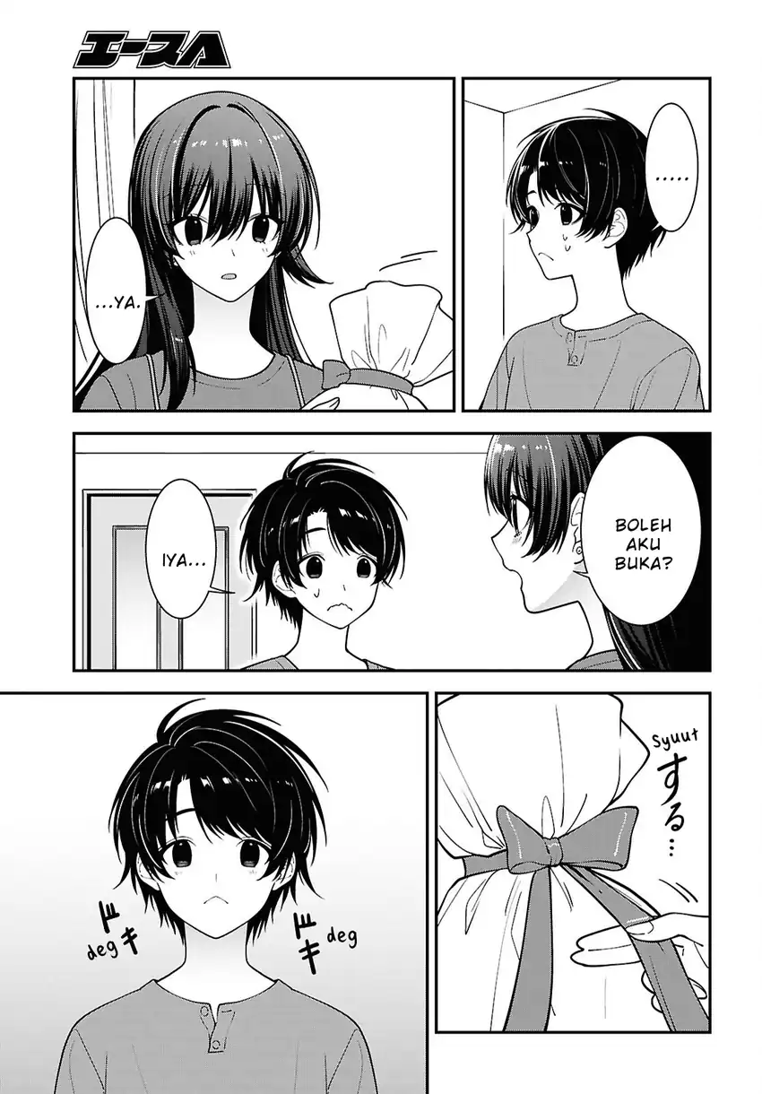Baca Tonari no Seki no Yankee Shimizu-san ga Kami o Kuroku Sometekita - Chapter 18 halaman 21