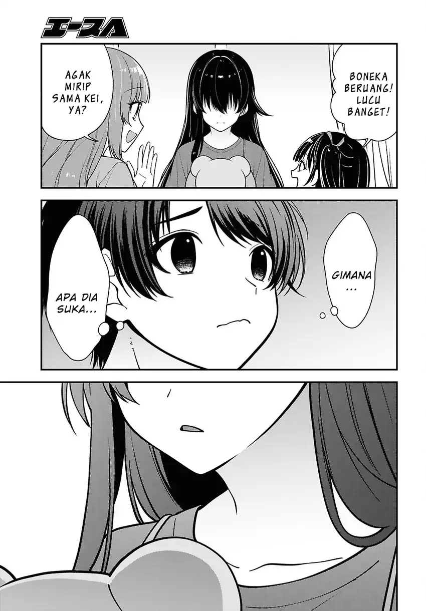 Baca Tonari no Seki no Yankee Shimizu-san ga Kami o Kuroku Sometekita - Chapter 18 halaman 23