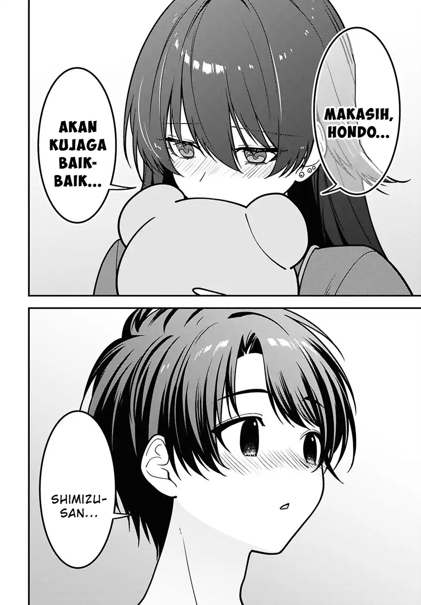Baca Tonari no Seki no Yankee Shimizu-san ga Kami o Kuroku Sometekita - Chapter 18 halaman 25