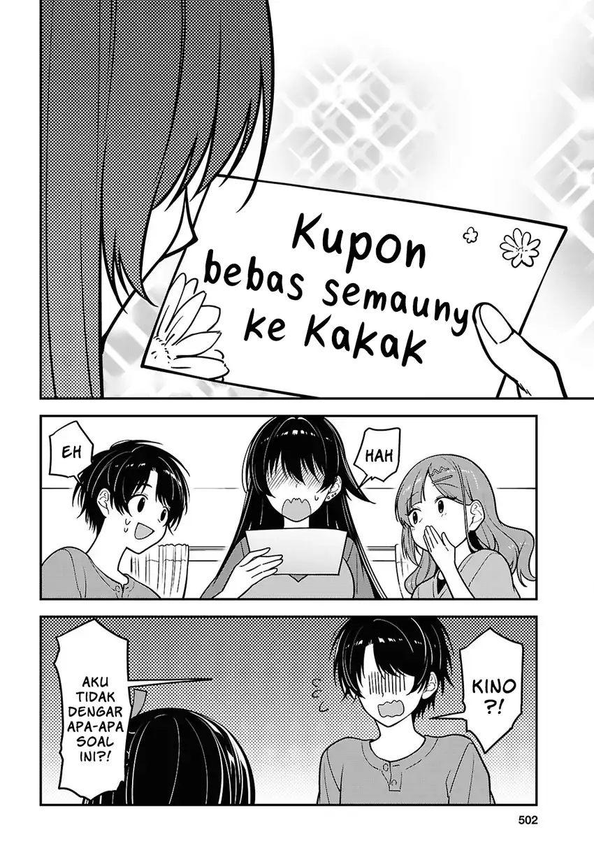 Baca Tonari no Seki no Yankee Shimizu-san ga Kami o Kuroku Sometekita - Chapter 18 halaman 27
