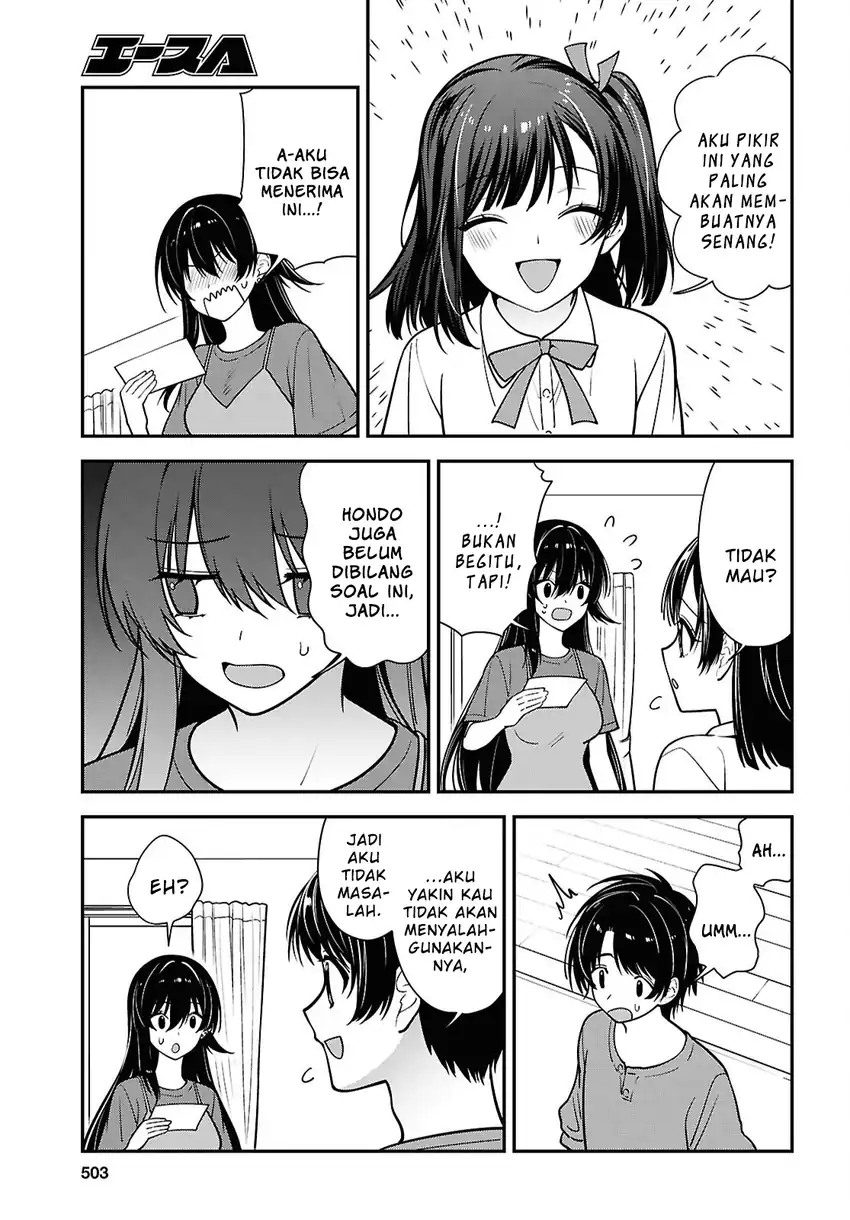 Baca Tonari no Seki no Yankee Shimizu-san ga Kami o Kuroku Sometekita - Chapter 18 halaman 28