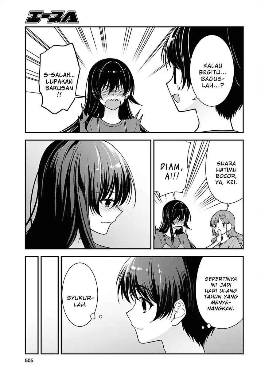 Baca Tonari no Seki no Yankee Shimizu-san ga Kami o Kuroku Sometekita - Chapter 18 halaman 30