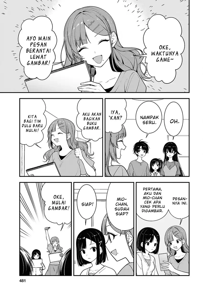 Baca Tonari no Seki no Yankee Shimizu-san ga Kami o Kuroku Sometekita - Chapter 18 halaman 7