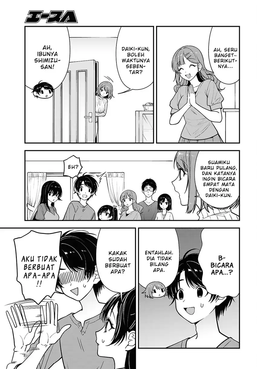 Baca Tonari no Seki no Yankee Shimizu-san ga Kami o Kuroku Sometekita - Chapter 18 halaman 9