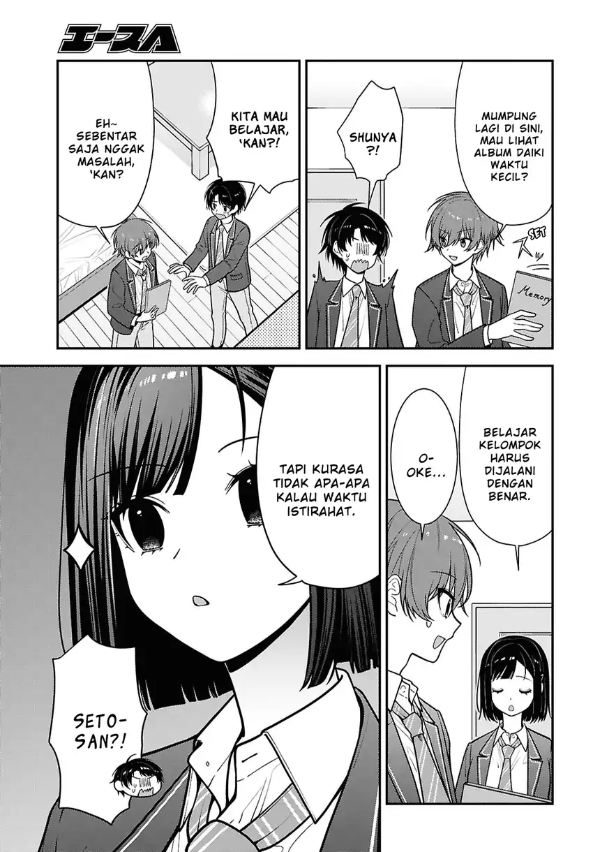 Baca Tonari no Seki no Yankee Shimizu-san ga Kami o Kuroku Sometekita - Chapter 19 halaman 11
