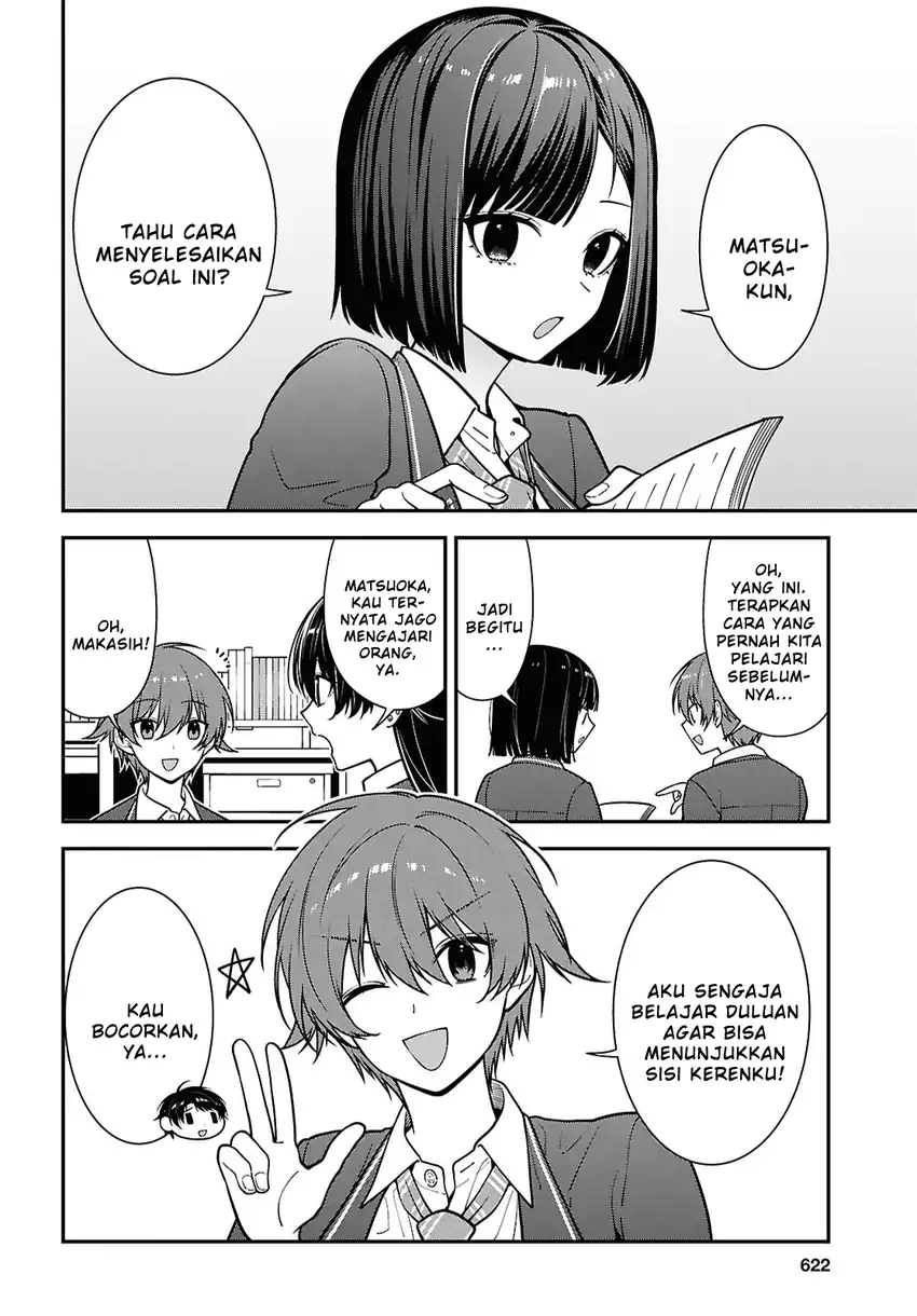Baca Tonari no Seki no Yankee Shimizu-san ga Kami o Kuroku Sometekita - Chapter 19 halaman 14