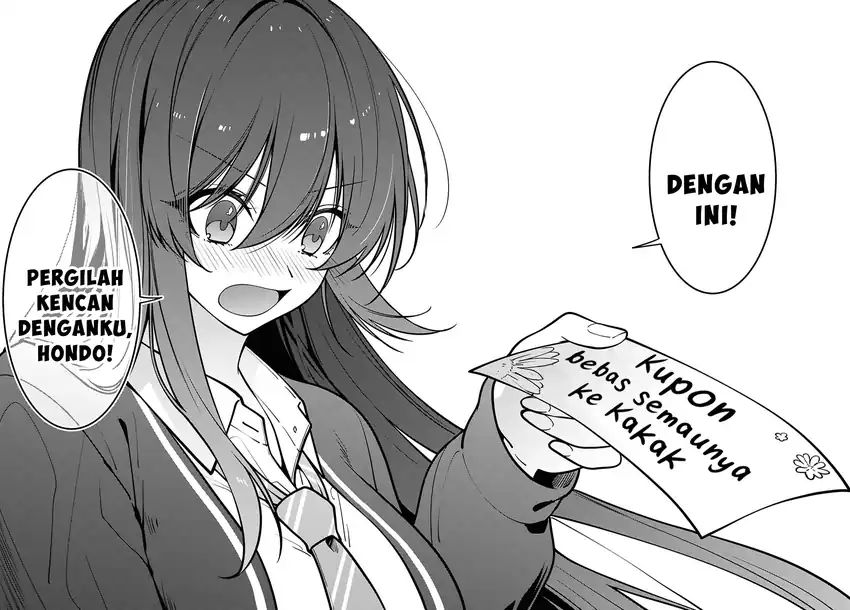 Baca Tonari no Seki no Yankee Shimizu-san ga Kami o Kuroku Sometekita - Chapter 19 halaman 28