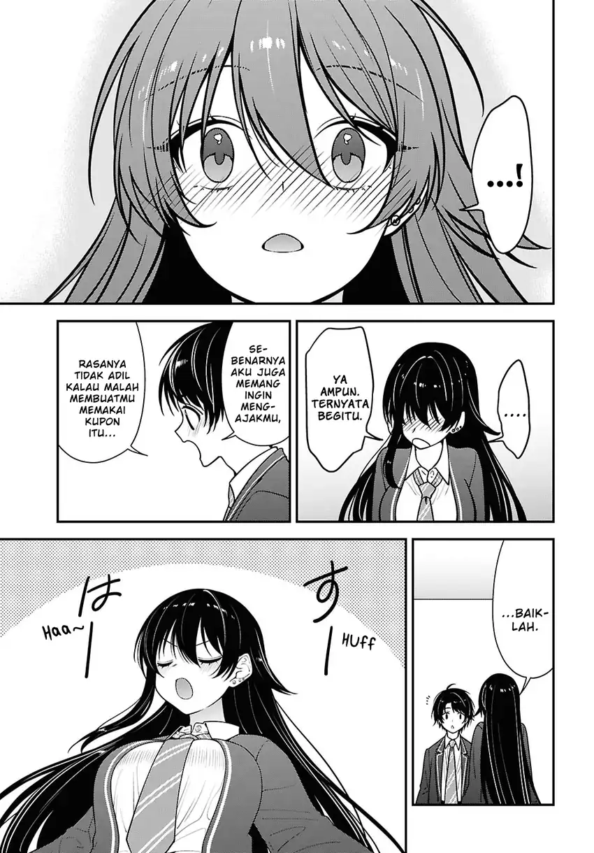 Baca Tonari no Seki no Yankee Shimizu-san ga Kami o Kuroku Sometekita - Chapter 19 halaman 32