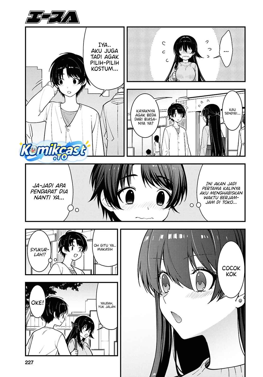 Baca Tonari no Seki no Yankee Shimizu-san ga Kami o Kuroku Sometekita - Chapter 20 halaman 10