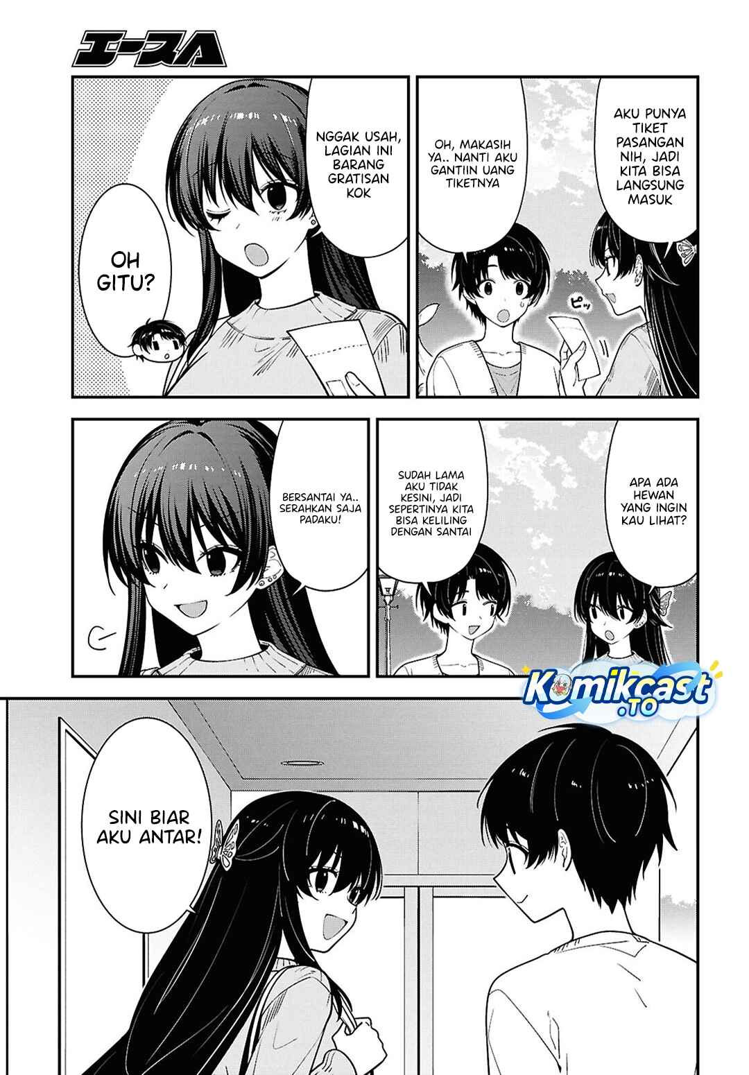 Baca Tonari no Seki no Yankee Shimizu-san ga Kami o Kuroku Sometekita - Chapter 20 halaman 12