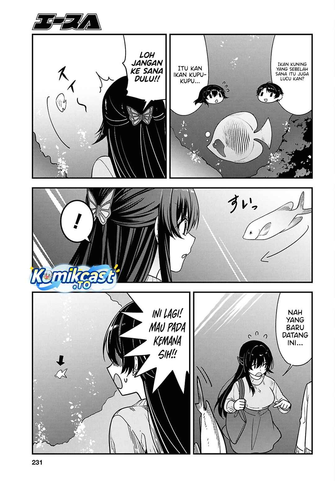 Baca Tonari no Seki no Yankee Shimizu-san ga Kami o Kuroku Sometekita - Chapter 20 halaman 14