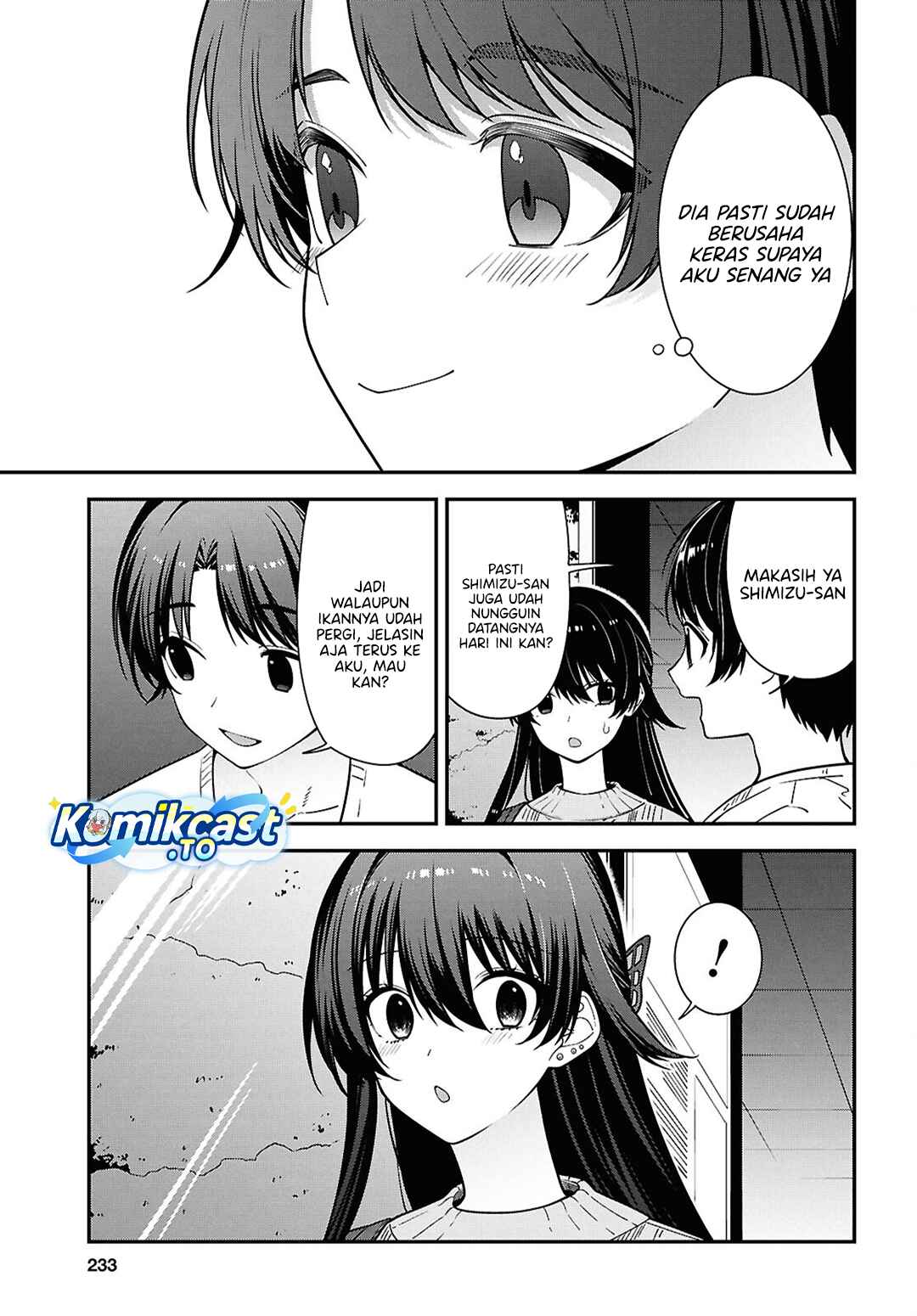 Baca Tonari no Seki no Yankee Shimizu-san ga Kami o Kuroku Sometekita - Chapter 20 halaman 16
